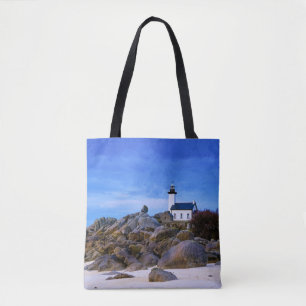 Bolso De Tela Faros Phare de Pontusval France Finistere
