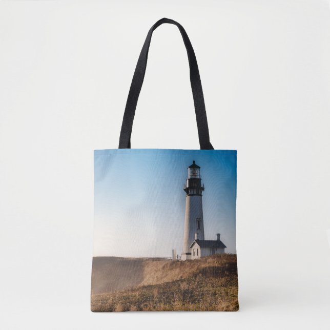 Bolso De Tela Faros | Yaquina Head Lighthouse Oregon (Anverso)