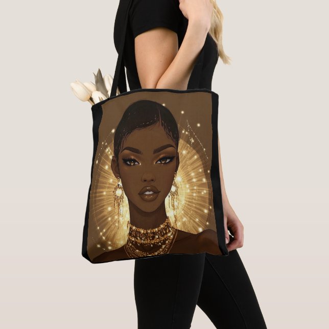 BOLSO DE TELA FASHION-ESQUE #3 (Detalle)