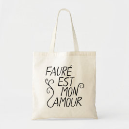 Bolso De Tela Faure est mon amour