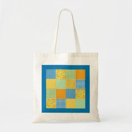 Bolso De Tela Faux-Patchwork de Daffodils