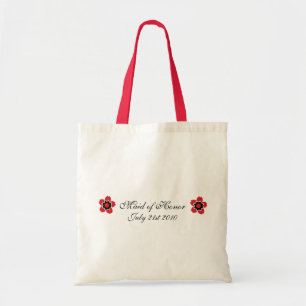 Bolso De Tela Favor moderno del personalizado MOH de la flor de