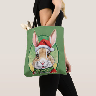 Bolso De Tela Favoritos divertidos de los Navidades de animales 