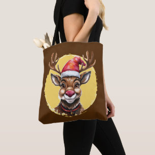 Bolso De Tela Favoritos divertidos de los Navidades de animales 