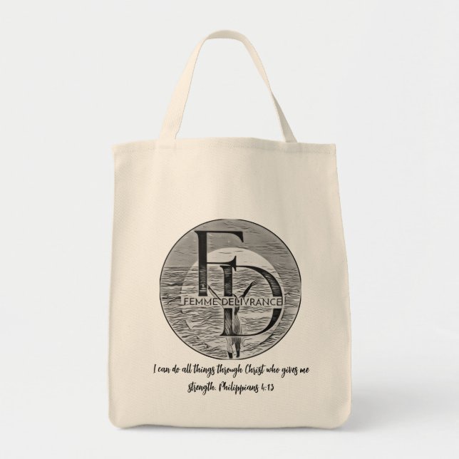 Bolso De Tela FD Tote Bag (Frente)