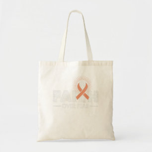 Bolso De Tela Fe sobre miedo Cáncer uterino de cinta de opciones