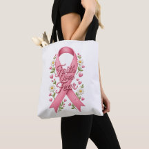Fe Sobre Miedo Cinta Rosa Conciencia Del Cáncer De