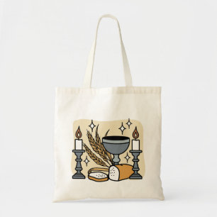 Bolso De Tela Fe y Gracia Espiritual – Cristiano Inspirador