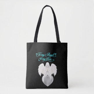 Bolso De Tela FeAngélicaCorazónDorado