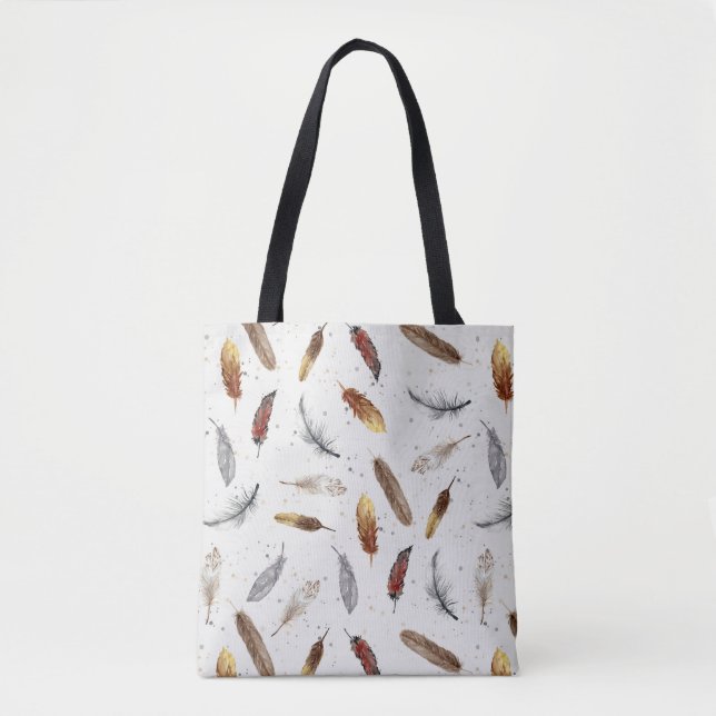 Bolso De Tela Feathers (Anverso)