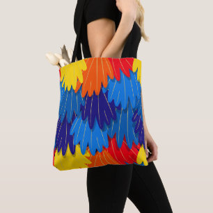 Bolso De Tela Feathers de loro de Macaw