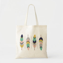 Bolso De Tela Feathers Tote Bag