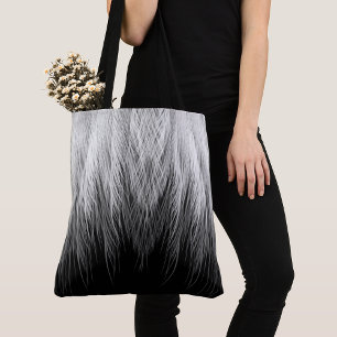 Bolso De Tela Feathery Gray