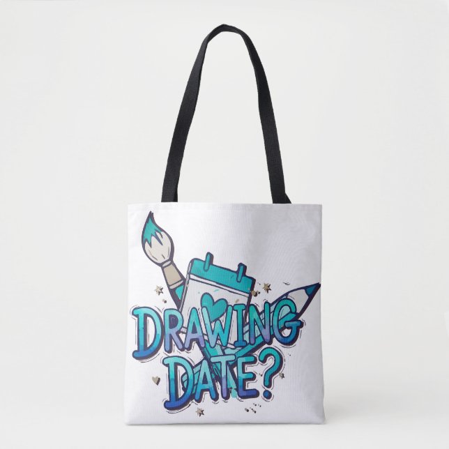 Bolso De Tela Fecha de Dibujo (Anverso)
