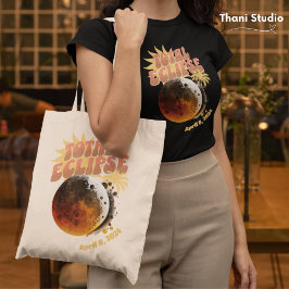 Bolso De Tela Fecha de personalizable Eclipse total 90 de la ven