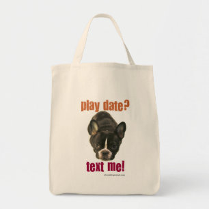 Bolso De Tela ¿fecha del juego? ¡texto yo!
