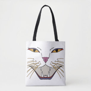 Bolso De Tela Feisty Cat Lover