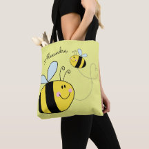 Felices abejas voladoras personalizadas