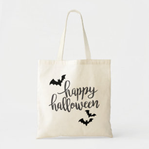 Bolso De Tela Felices Bats de Halloween