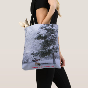 Bolso De Tela ¡Felices fiestas!...