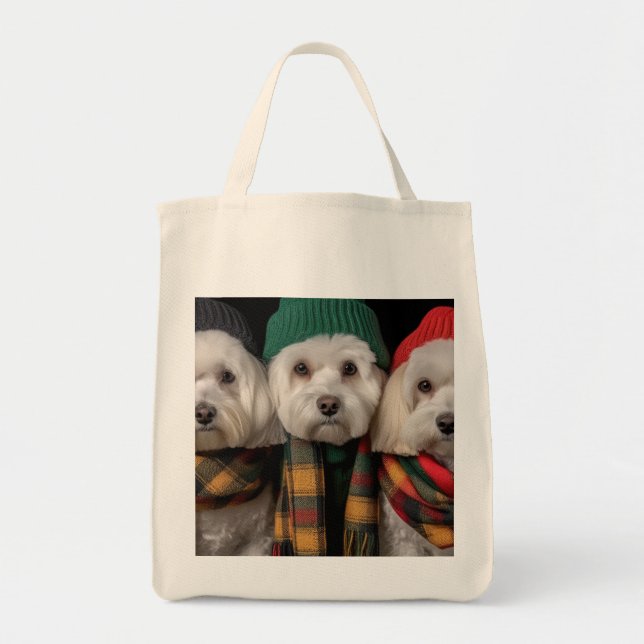 Bolso De Tela Felices Howlidays (Frente)
