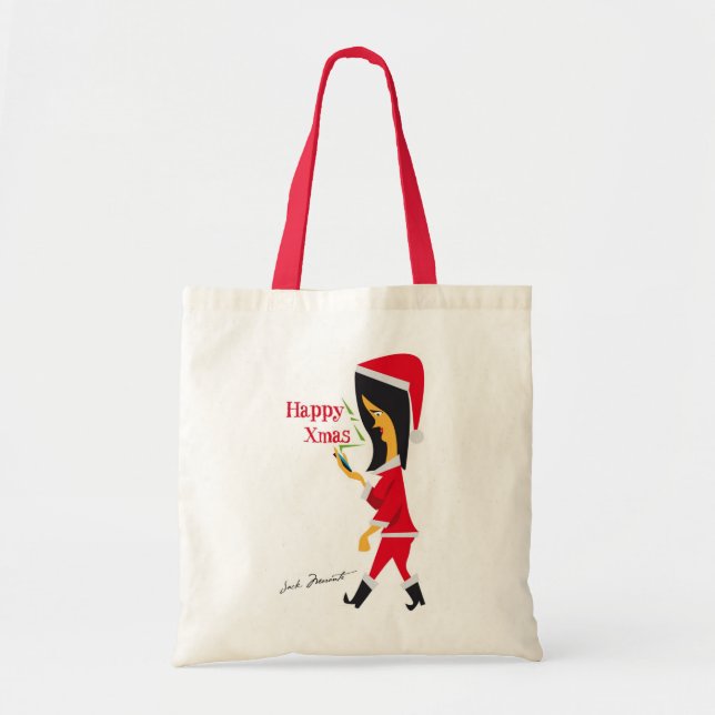Bolso De Tela Felices Navidad (Frente)