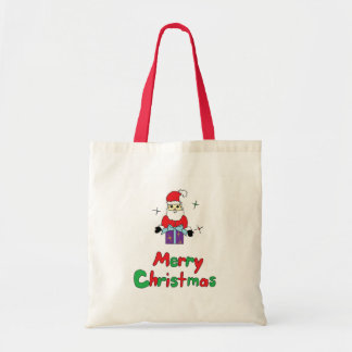 Bolso De Tela Felices Navidad de Papá Noel