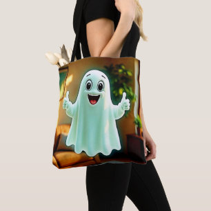 Bolso De Tela Felices palmaditas de fantasma