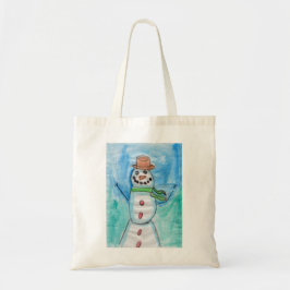 Bolso De Tela Felicidad a los hombres de nieve - Arte para la Co