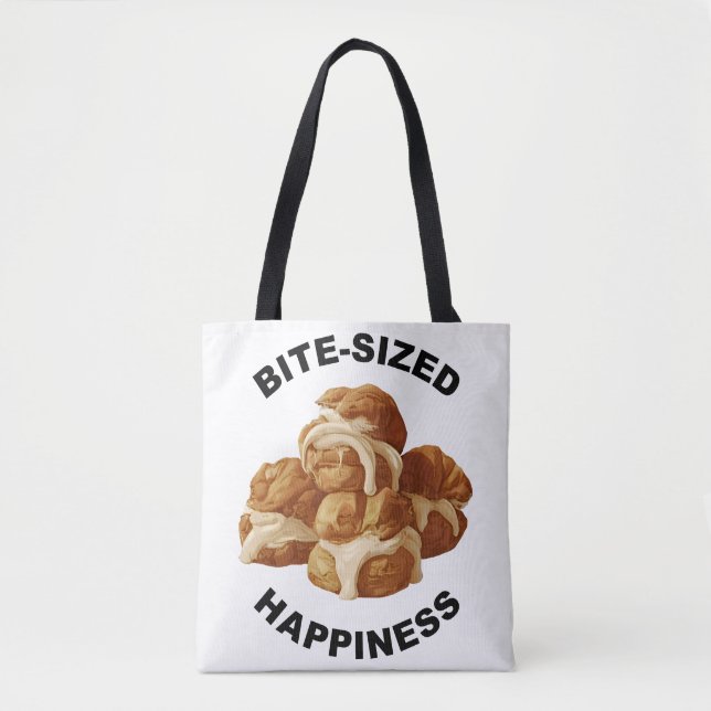Bolso De Tela Felicidad al tamaño de las cometas Profiteroles (Anverso)