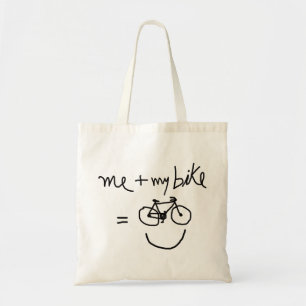 Bolso De Tela felicidad en bicicleta