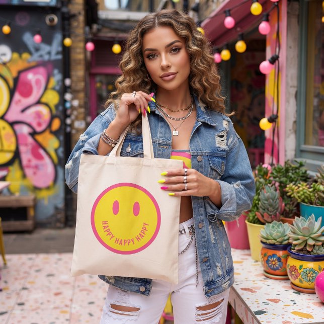 Bolso De Tela Feliz (Subido por el creador)