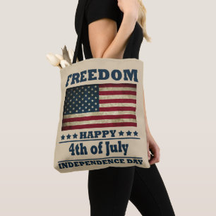 Bolso De Tela Feliz 4 de julio, día de la independencia