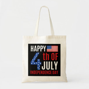 Bolso De Tela Feliz 4 De Julio Día De La Independencia