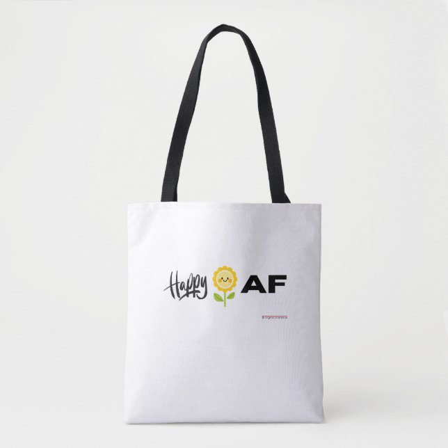 Bolso De Tela Feliz AF - Tote (Anverso)