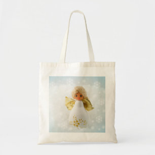 Bolso De Tela Feliz amor Navidades Angel Snow