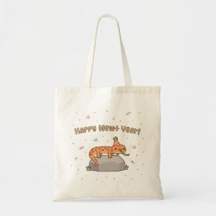 Bolso De Tela Feliz Año de Tritón, divertida felicitación de año