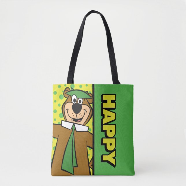 Bolso De Tela Feliz año de Yogi (Anverso)