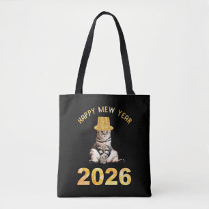 Bolso De Tela Feliz año Mew 2026