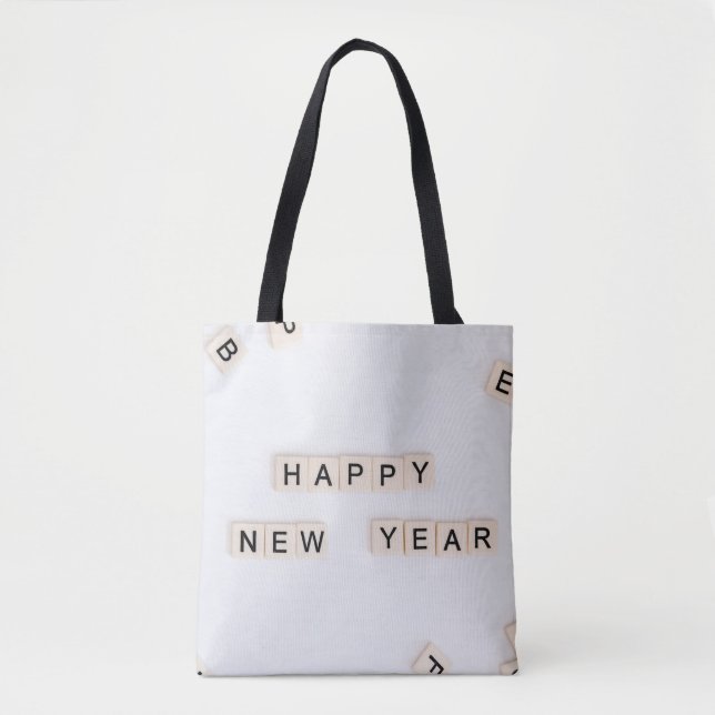 BOLSO DE TELA FELIZ AÑO NUEVO (Anverso)