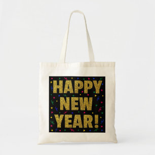 Bolso De Tela Feliz Año Nuevo