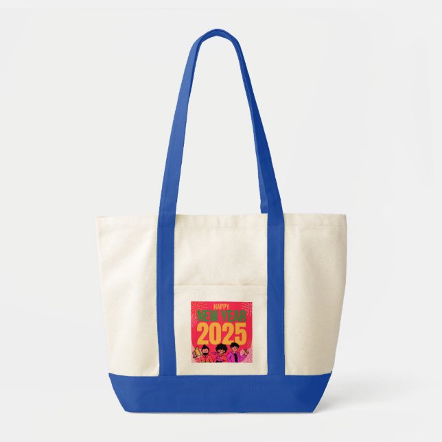 Bolso De Tela Feliz Año Nuevo 2025 Impulse Tote Bag**** (Frente)