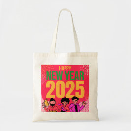 Bolso De Tela Feliz Año Nuevo 2025 Tote Bag