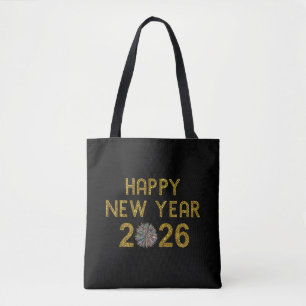 Bolso De Tela Feliz Año Nuevo 2026