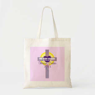 Bolso De Tela Feliz Año Pascua, Biblia Verse Año Personalizado P