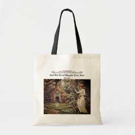 Bolso De Tela Feliz año tras cita de la mujer campesina de Woodl
