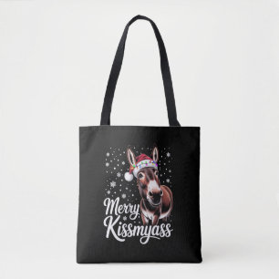 Bolso De Tela Feliz burro besami culo sarcástico Navidades pijam