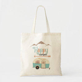 Bolso De Tela Feliz Camper Cute Retro RV
