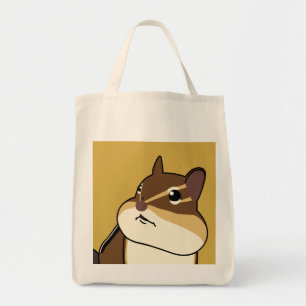 Bolso De Tela ¡Feliz Chippy! Chipmunk 幸 せ そ う な マ リ・ snihtsni Bu