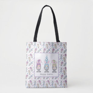Bolso De Tela Feliz conejo de Pascua